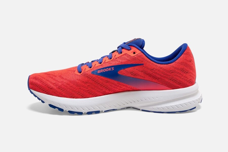 Brooks Launch 7 Road Running Shoes - Womens - Orange/Blue - CS8473061